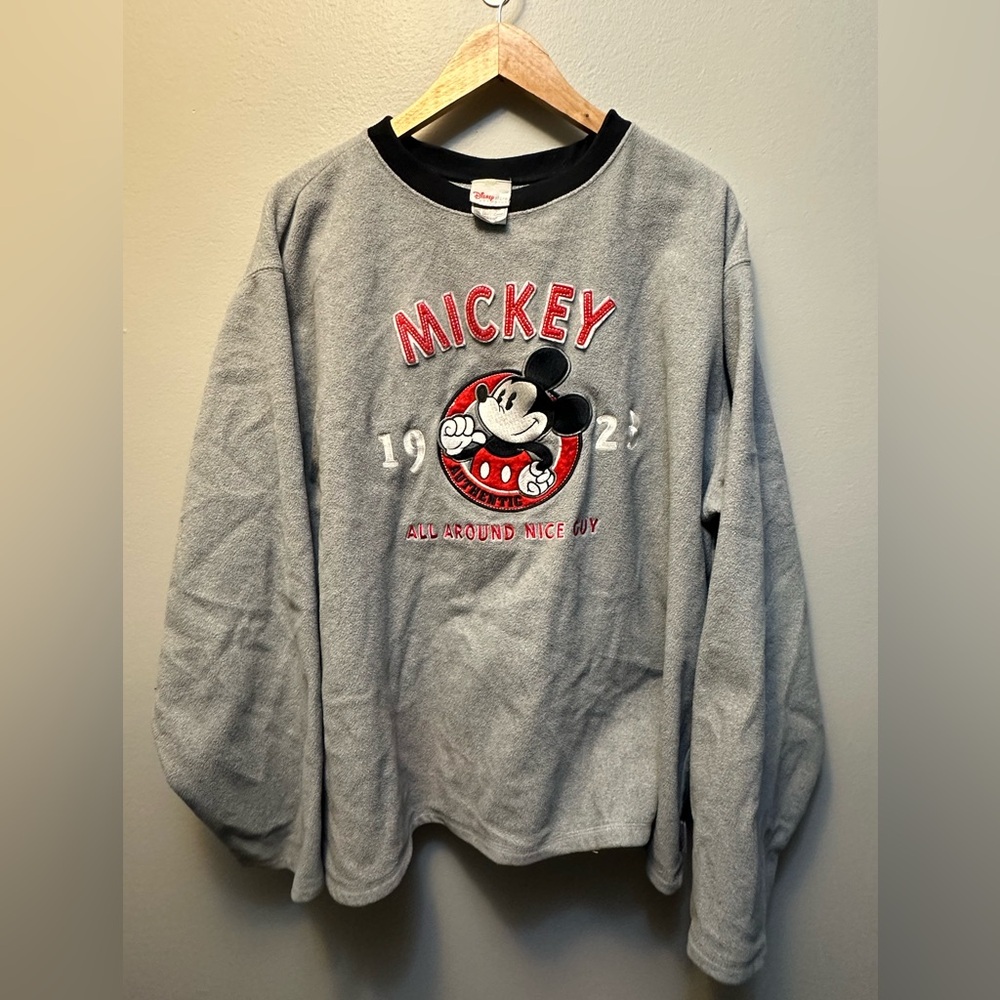 Vintage Mickey Mouse Disney Fleece / Large / Y2K / Disney Store Exclusive